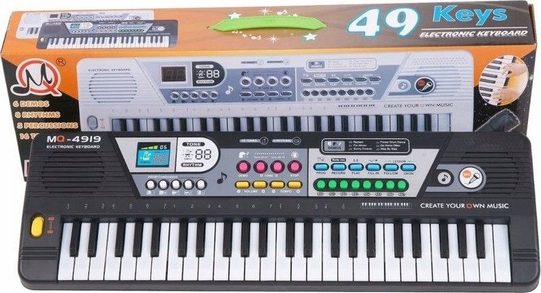 Keyboard MQ-4919 Organki, 49 Klawiszy, Mikrofon