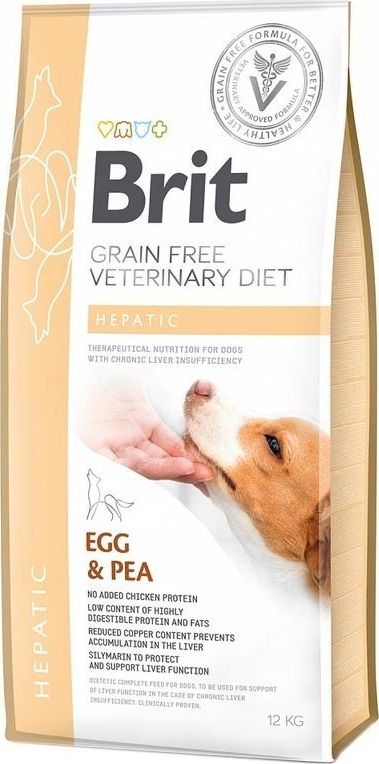 Brit Brit Grain-free Veterinary Diet Hepatic - sucha karma dla psów z niewydolnością wątroby 2 kg