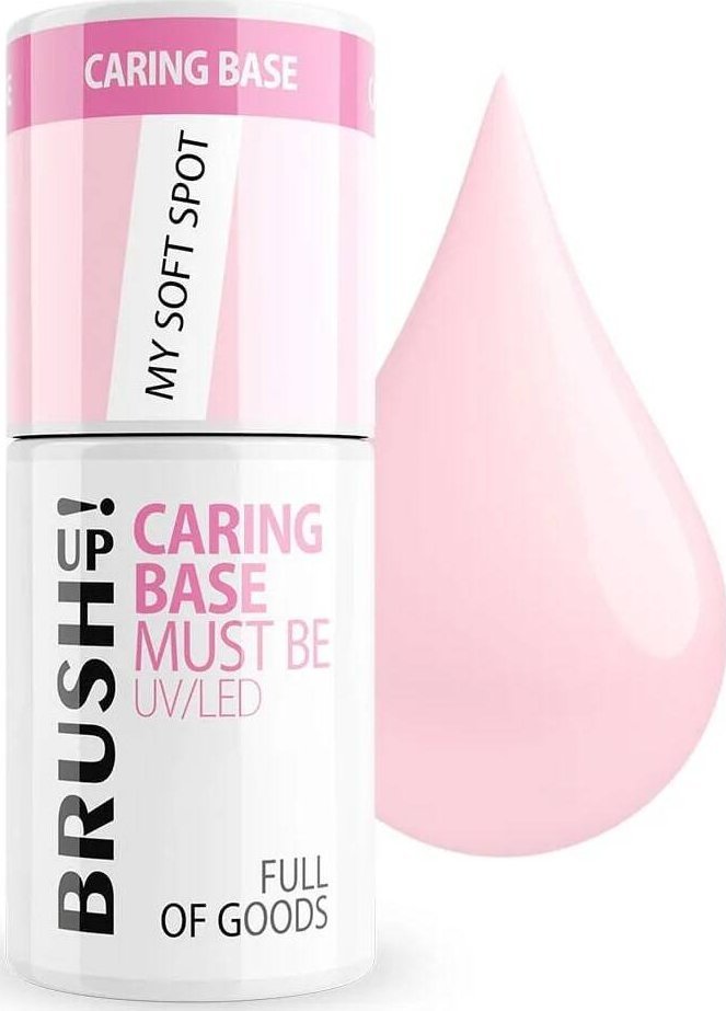 Silcare BrushUp! Caring Base baza hybrydowa do paznokci My Soft Spot 5g