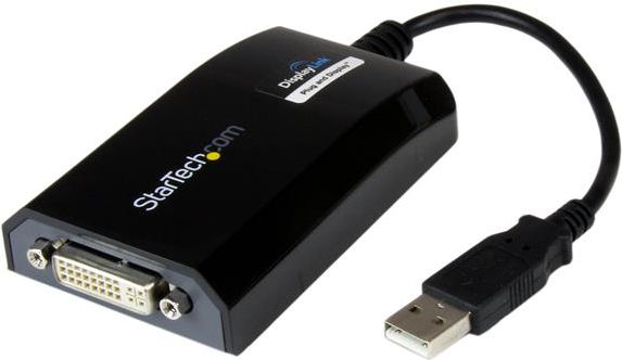 Adapter USB StarTech USB - DVI Czarny (USB2DVIPRO2)