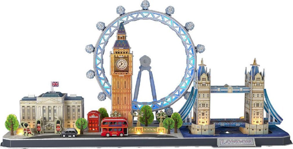 Cubic Fun Puzzle 3D City line - Londyn led Cubic Fun
