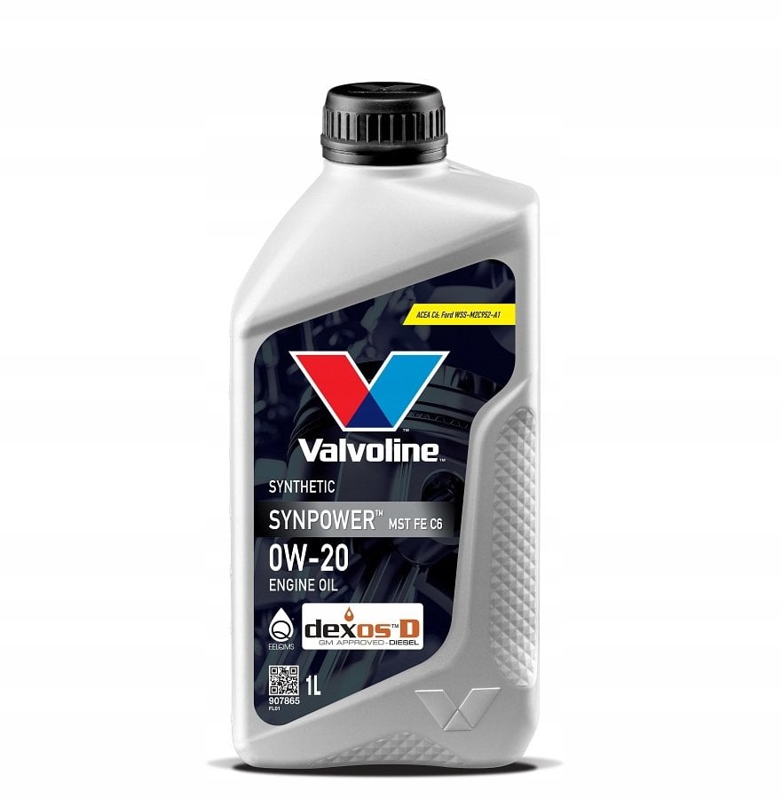 Valvoline Alyva SYNPOWER MST FE C6 0W/20 syntetyczna do silników 1 L