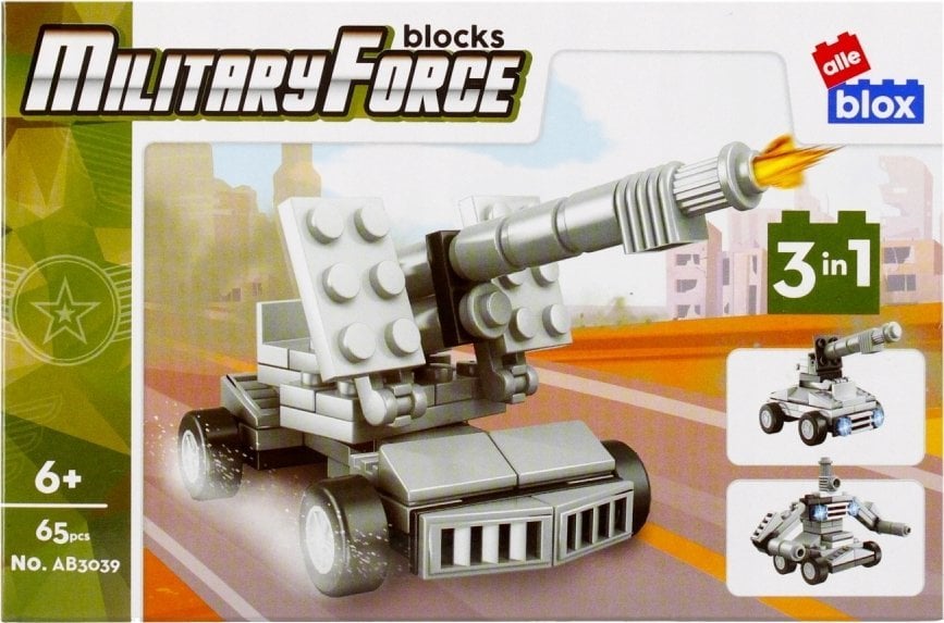ALLEBLOX KLOCKI KONSTR ALLEBLOX MILIT 65EL 15X10X5 PUD1
