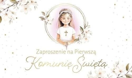 Zaproszenie Komunia (10szt)