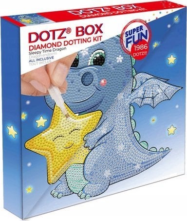 DIAMOND DOTZ DIAMOND DOTZ DOTZ BOX SLEEPY DRAGON