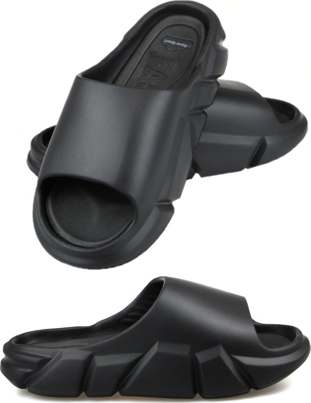 Aqua-Sport Klapki basenowe antypoślizgowe plaże pianka rozmiar 44-45