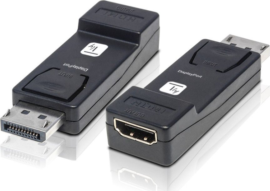 Adapter AV Techly Techly Adapter - DisplayPort Stecker auf HDMI 4K 30Hz