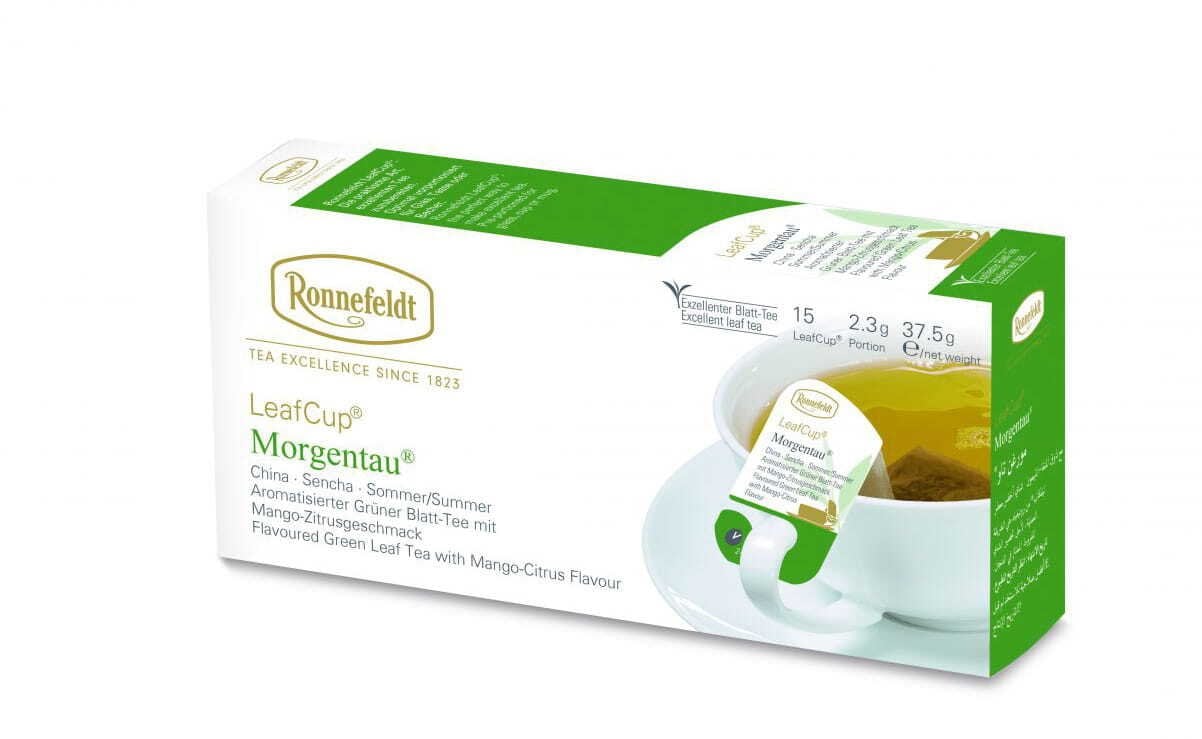 Ronnefeldt Zielona herbata Leaf Cup Morgentau 15 saszetek