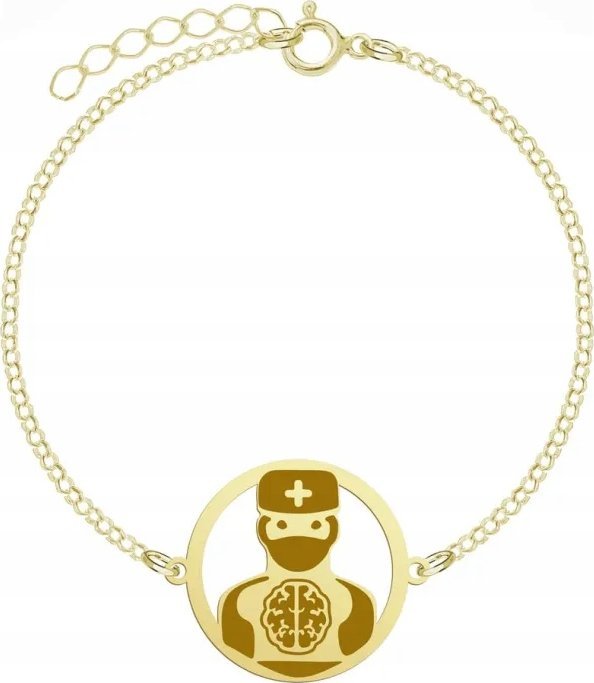 Radziszewska Jewellery Pozłacana Bransoletka Neurolog GRAWER GRATIS