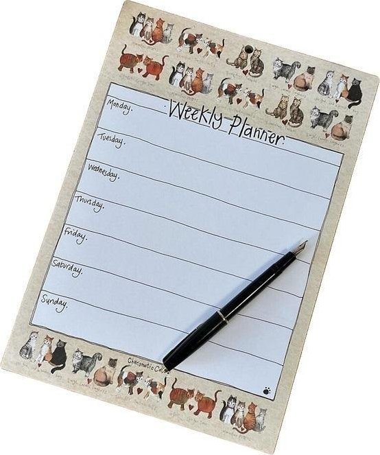 Tygodniowy planer A4/60K WP02 Kocia miłość