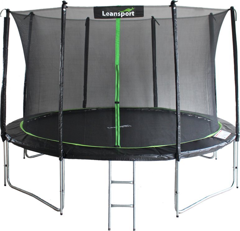 Trampolina ogrodowa Lean Sport Pro z siatką wewnętrzną 12 FT 366 cm