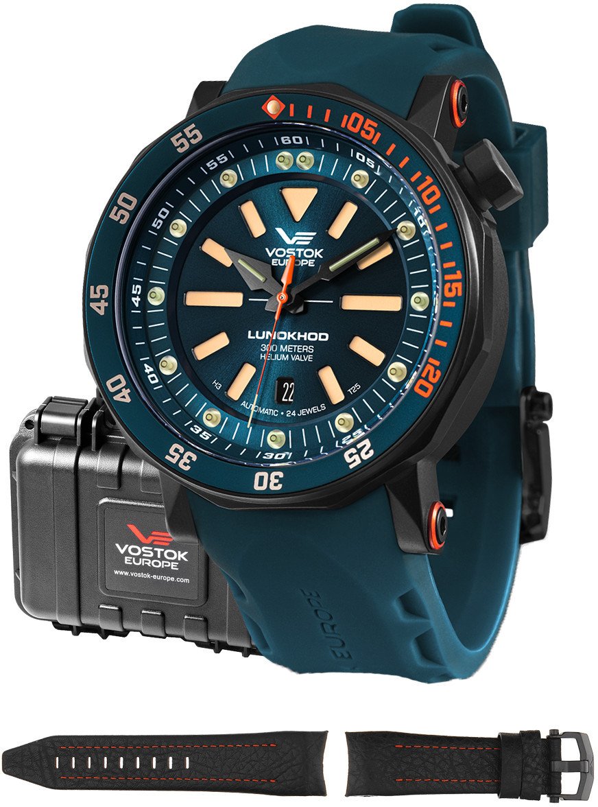 Zegarek męski Vostok Europe NH35A-620C633S zielony