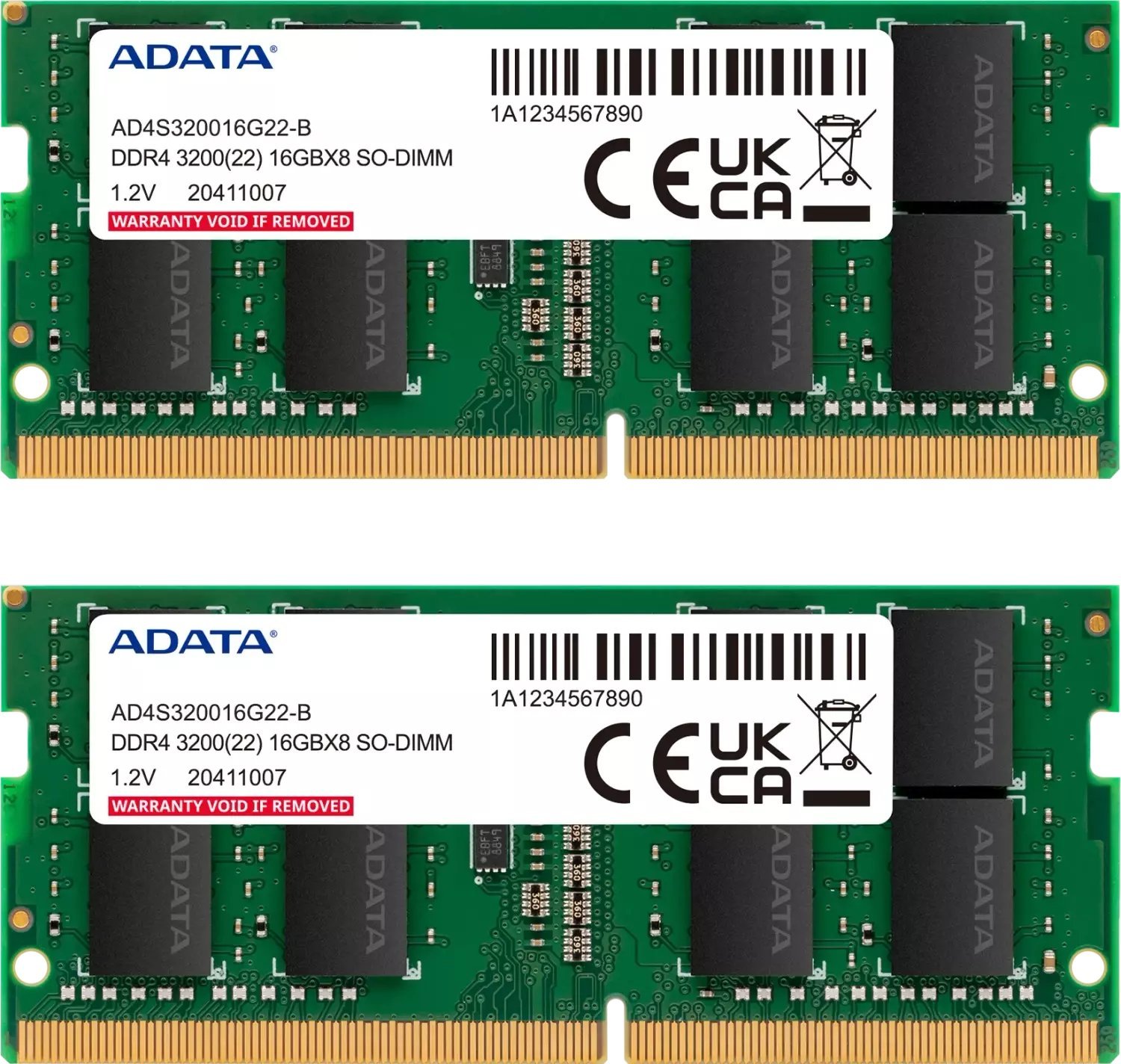 Pamięć do laptopa ADATA Premier, SODIMM, DDR4, 16 GB, 3200 MHz, CL22 (AD4S32008G22-DTGN)