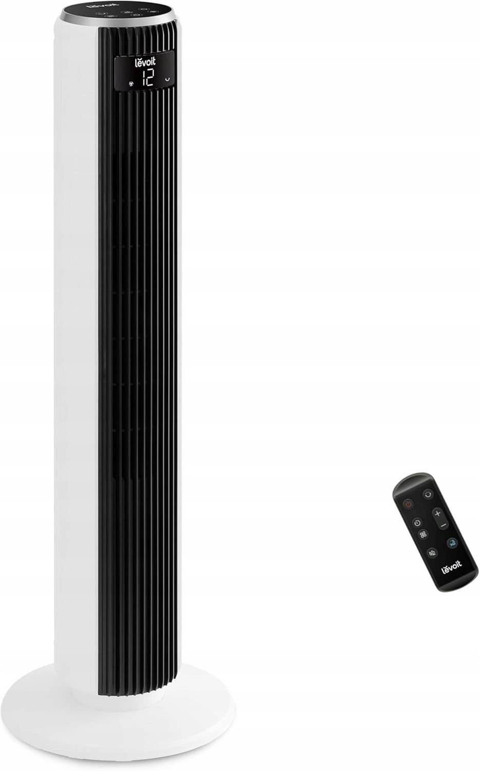 Wentylator Levoit wentylator kolumnowy silnik DC 20dB 26W 4 tryby z pilotem