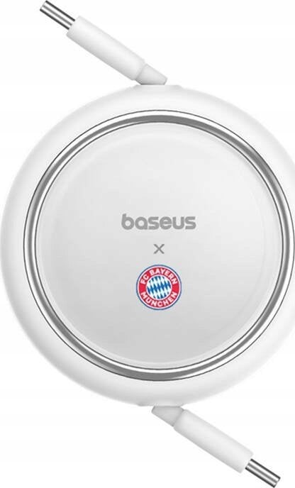 Kabel do ładowania Baseus USB-C / USB-C 100W Edycja Bayern Monachium (biały)