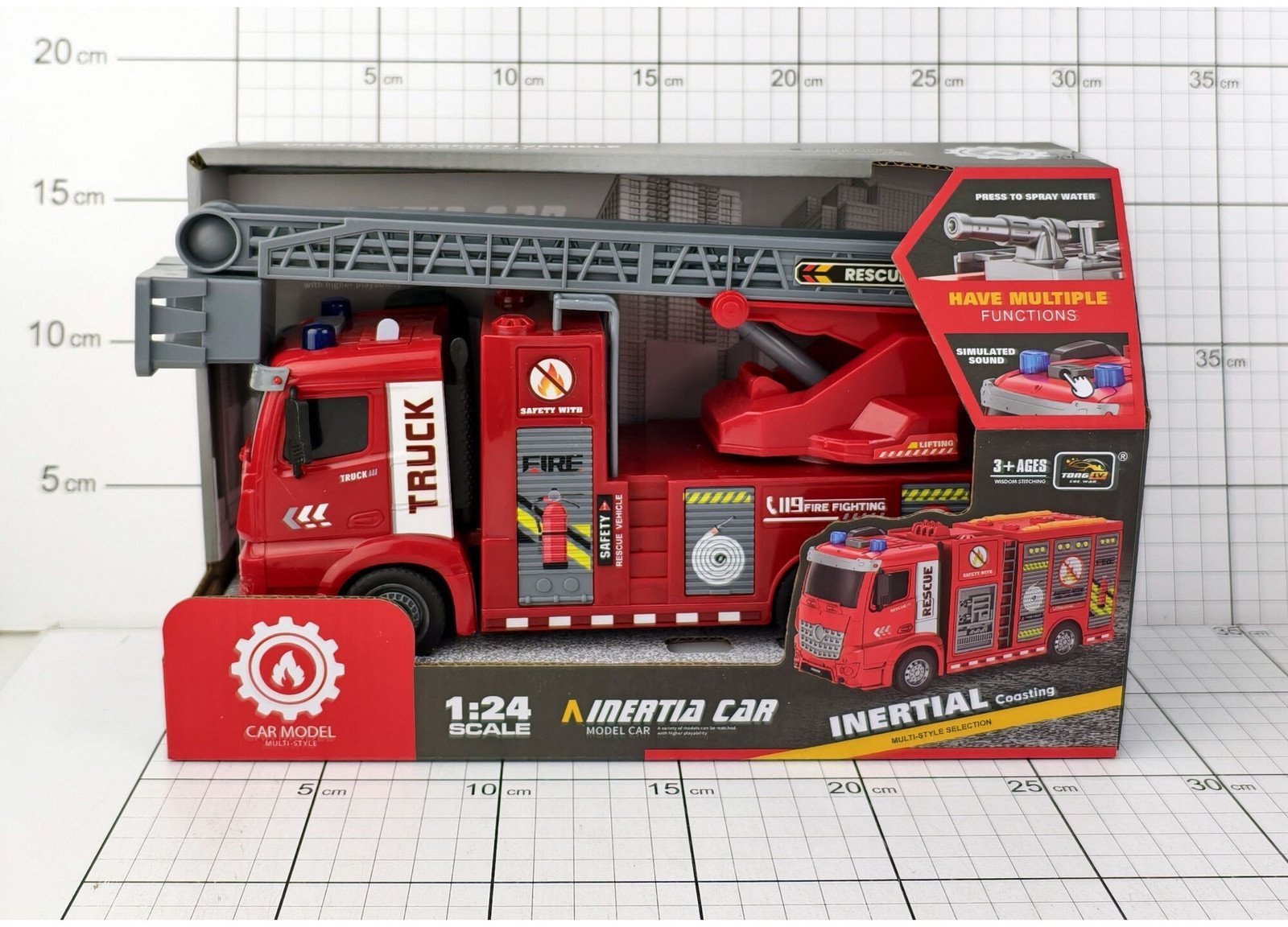 Straż pożarna św/dźw pudełko 1356960 69604