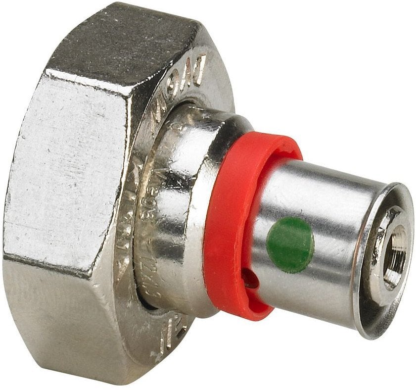 Dwuzłączka z SC 3/4 x 12 braz / niklowany - matowyŁącznik do rur