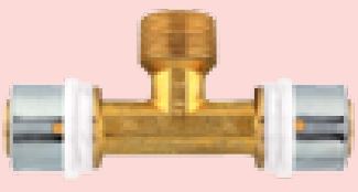 Herz Trójnik 20x2–1/2–20x2 z gwintem zewnętrznym - P 7220 51