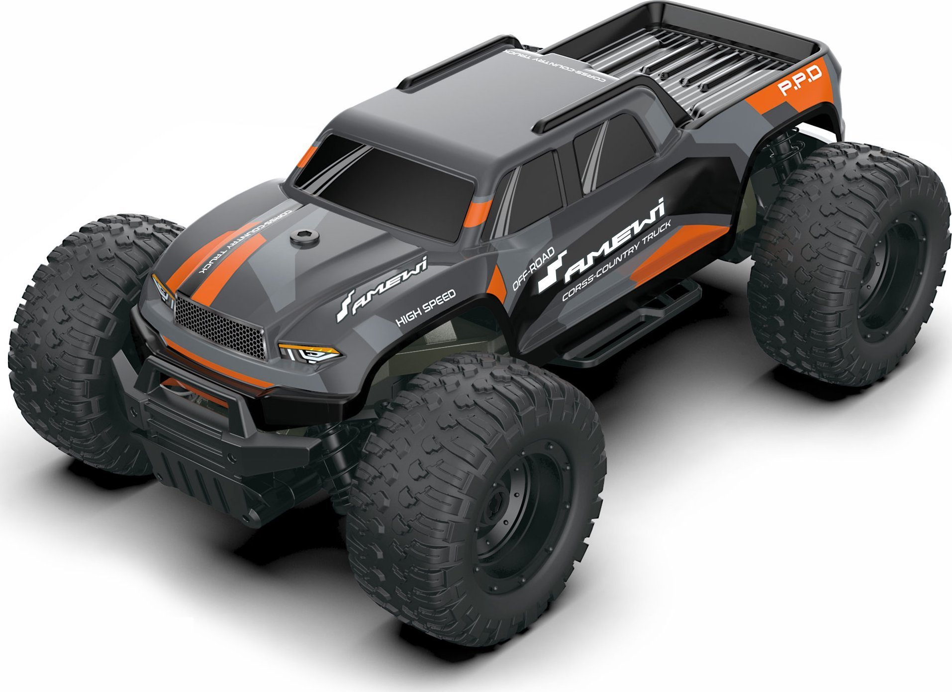 Amewi Amewi RC Auto Crush Monstertruck DIY/Ohne Akku 50Teile grau