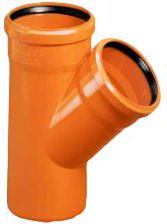 Magnaplast Trójnik 87° kanalizacji zewnętrznej KGFA 110mm (21300)