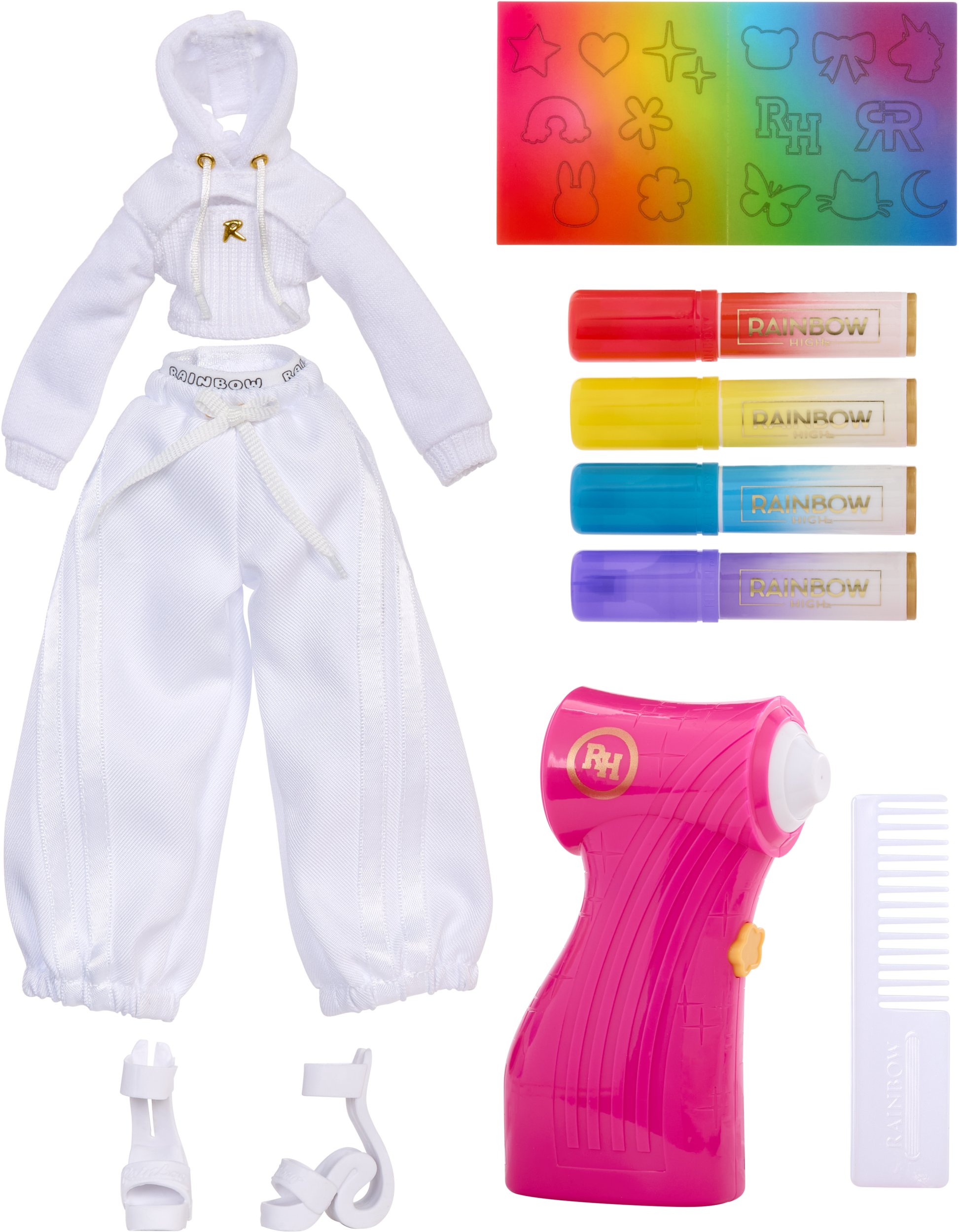 Rainbow High Air Brush&Create Fashion - Green Eyes