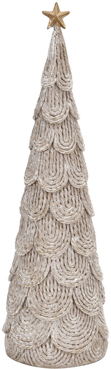 Figurka świąteczna Choinka biało-złota 31 cm 172861