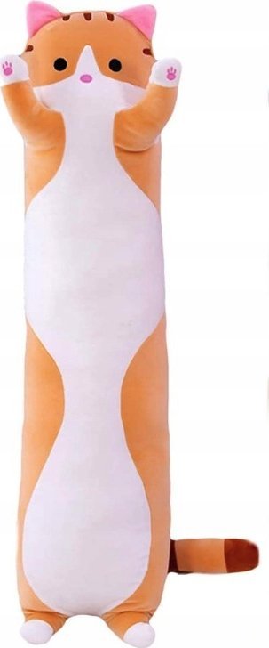 Pan i Pani Gadżet Poduszka Kot Rudy Kotek Długi Maskotka Pluszak Dla Dzieci Prezent 70cm