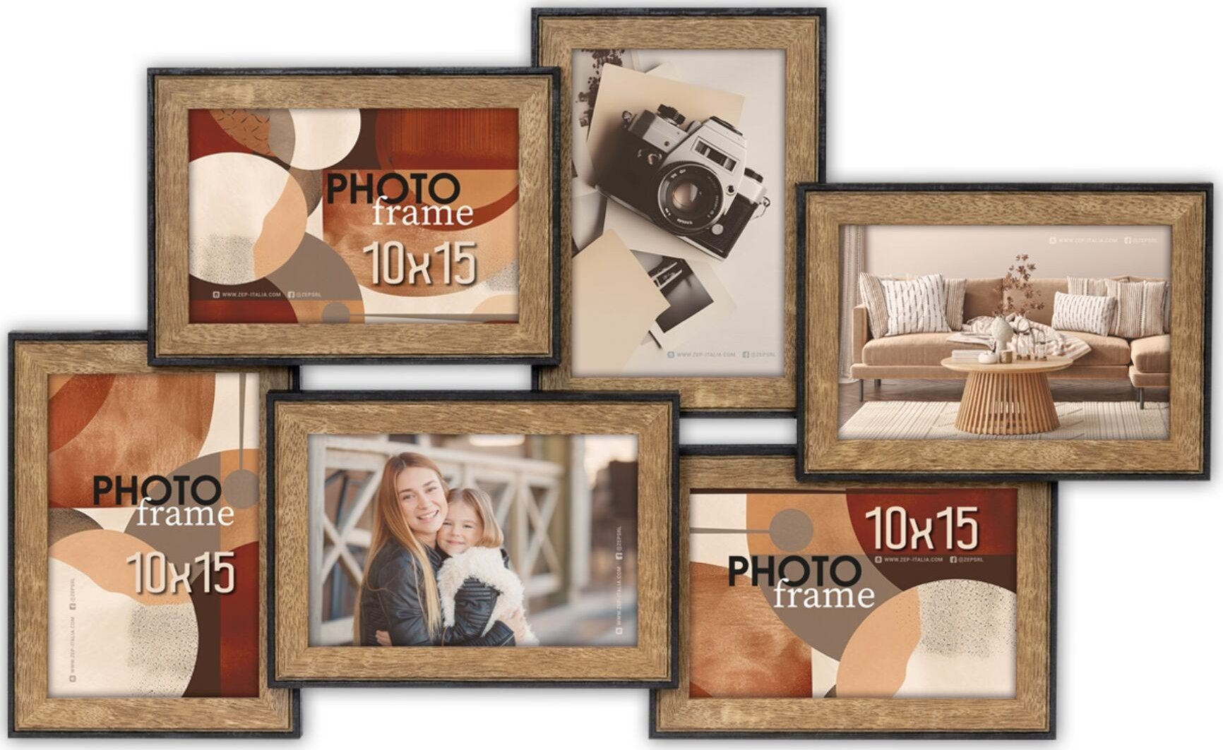 Ramka ZEP Lubecca 6x10x15 Drewno ramka na zdjęcia DA266