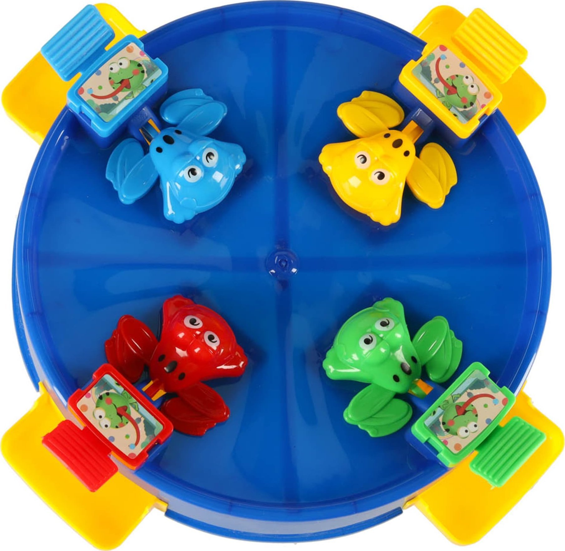 KIK Gra zręcznościowa skaczące głodne żabki żaby 4 graczy