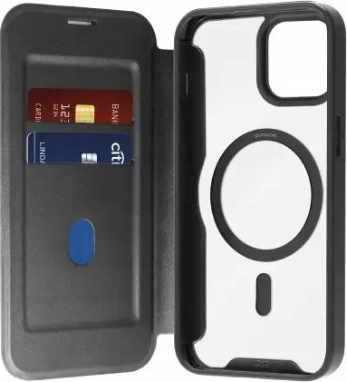 SBS Mobile Puro Book Mag Case iPhone 16 czarny