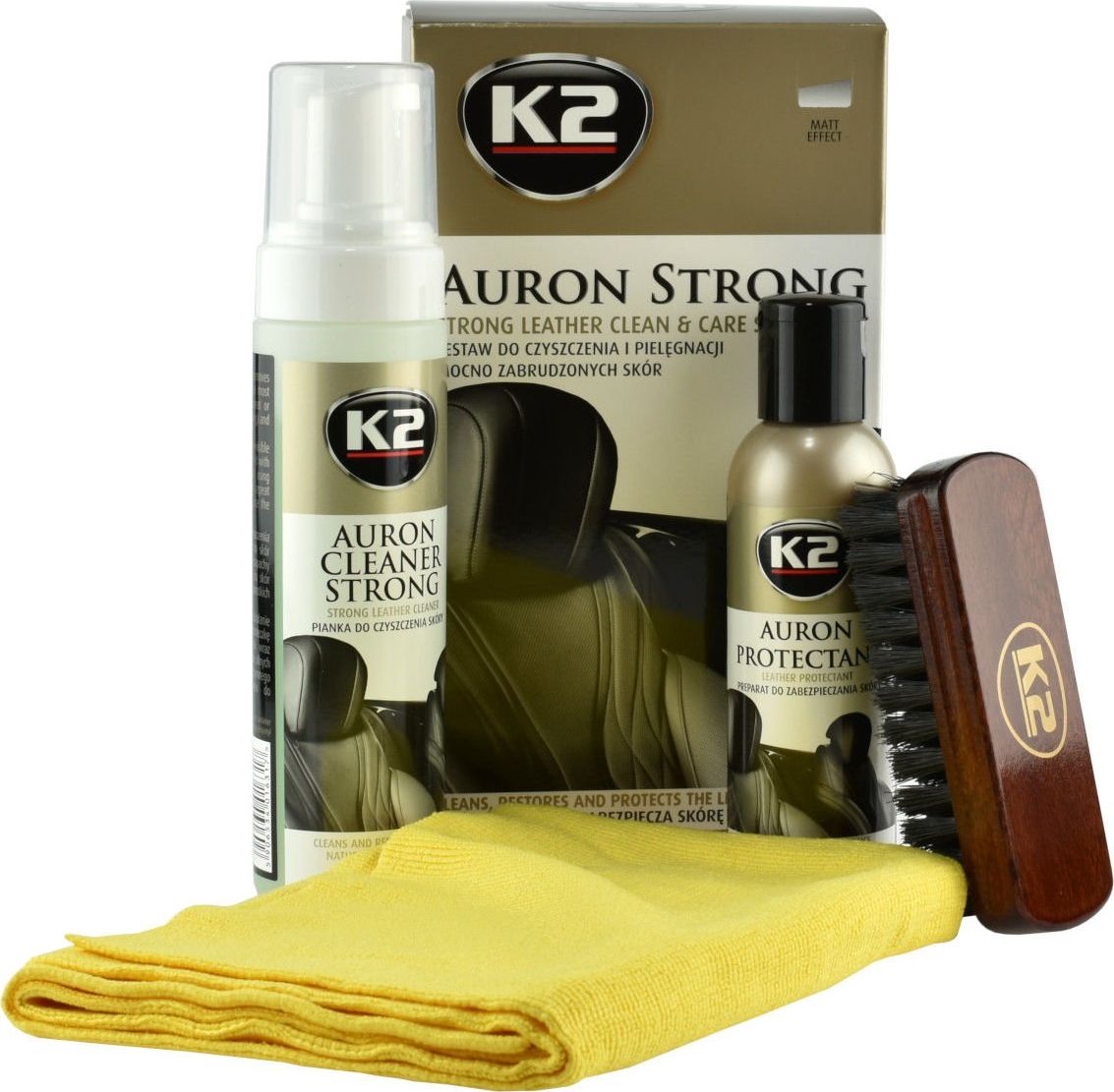 K2 K2 Auron Strong zestaw do mocno zabrudzonej skóry uniwersalny