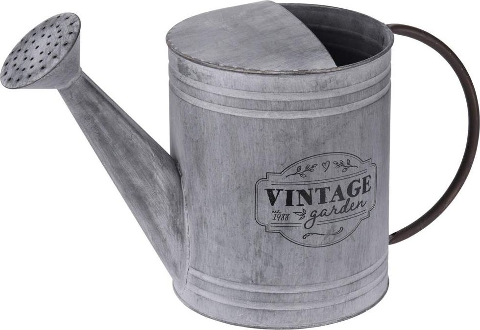 Home Styling Collection Konewka metalowa, dekoracyjna ozdobna ogrodowa osłonka doniczka wazon