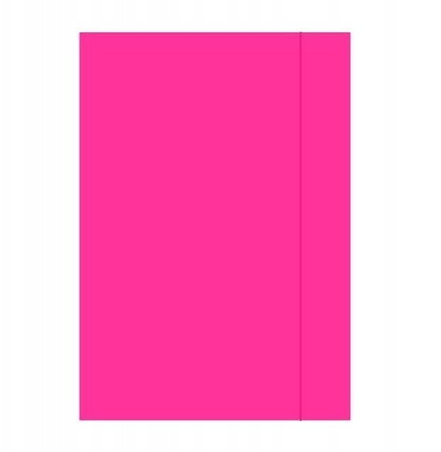 Teczka z gumką OFFICE PRODUCTS lakierowana A4 fluo mix cena za 1szt