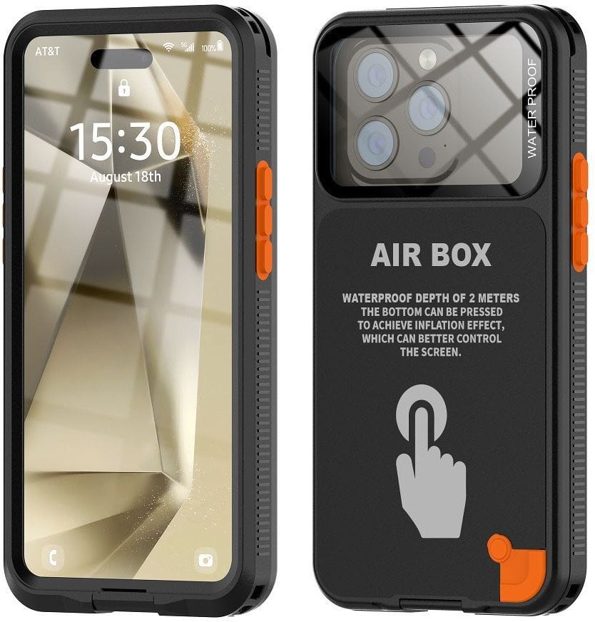 Futerał wodoodporny SHELLBOX AIRBOX 6.1 uniwersalny czarny