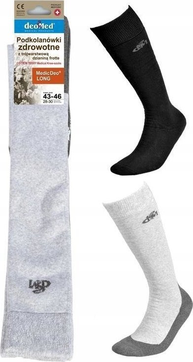 JJW Podkolanówki MEDIC DEO LONG czarny 41-43 *)