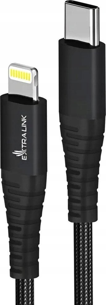 Kabel USB ExtraLink USB-C - Lightning 2 m Czarny (CABESL03)