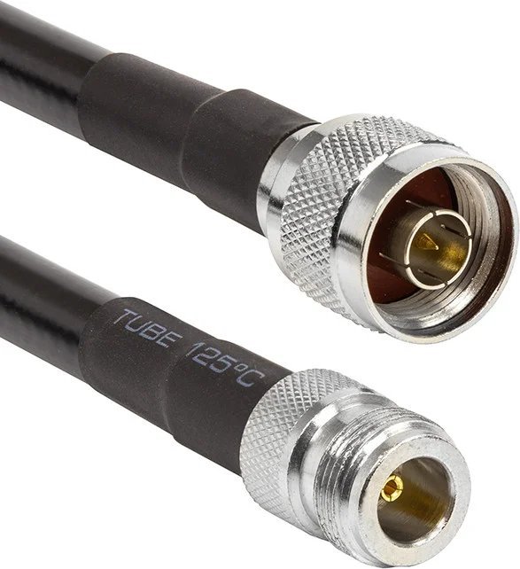 Hismart Kabelis LMR-400, 10m, N-male į N-male