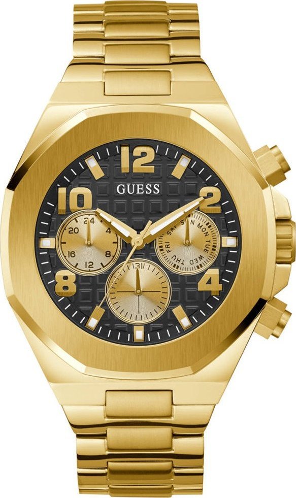 Zegarek Guess Zegarek męski Guess GW0489G2 złoty