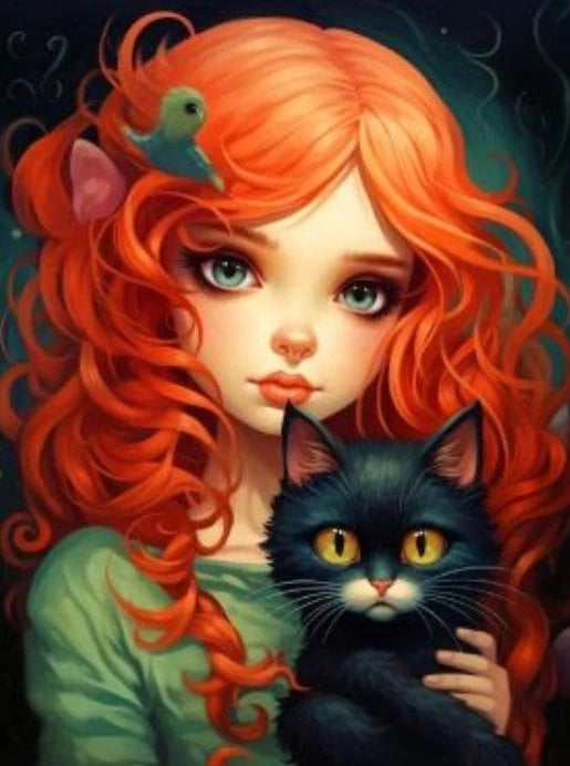 *****Diamentowa mozaika Dziewczynka 2002521