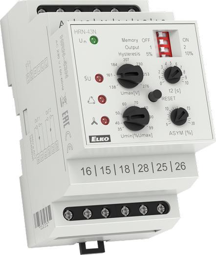 ELKO EP ELKO EP PRZEKAŹNIK DO NADZOROWANIA NAPIĘCIA HRN-43N/400