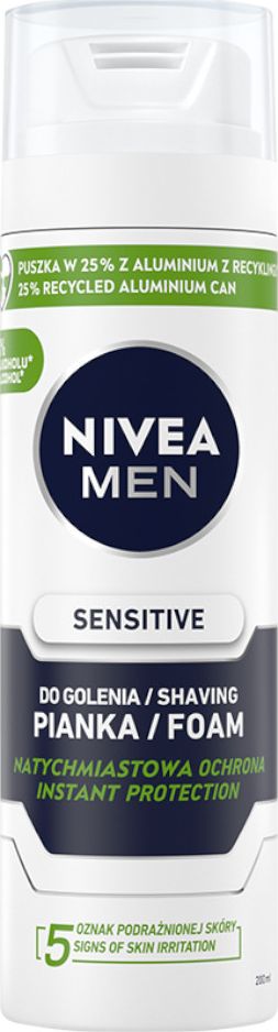 Nivea FOR MEN Pianka do golenia ŁAGODZĄCA 200ml