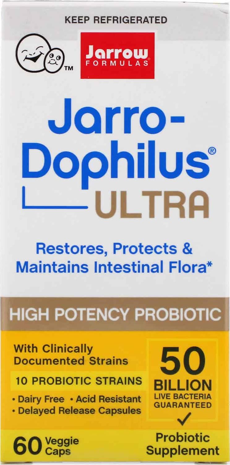 JARROW FORMULAS Jarrow Formulas - Ultra Jarro-Dophilus, 50 Miliardów, 60 vkaps
