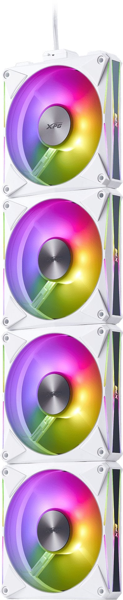 XPG HURRICANE MAG Obudowa komputera Wentylator 12 cm Biały 1 szt.