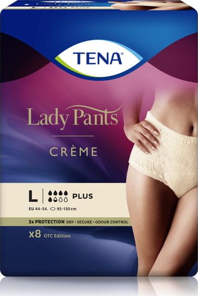 Essity Bielizna chłonna TENA Lady Pants Plus Creme L 8szt.