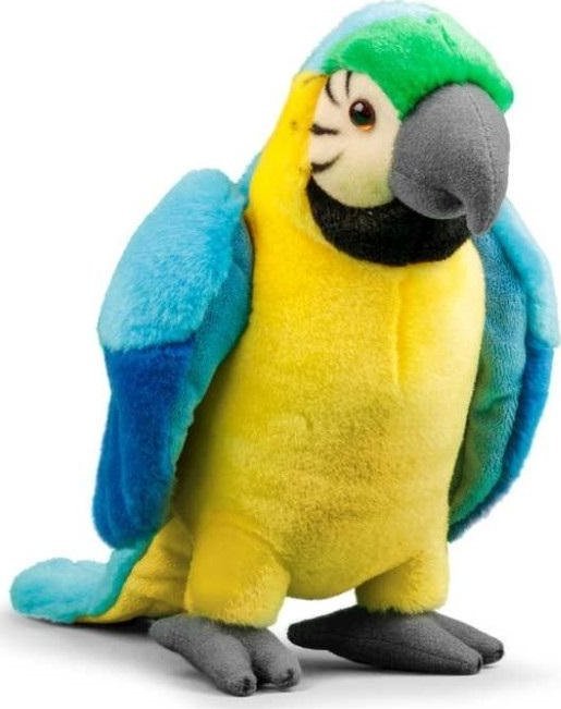 Pluszowa papuga niebieska