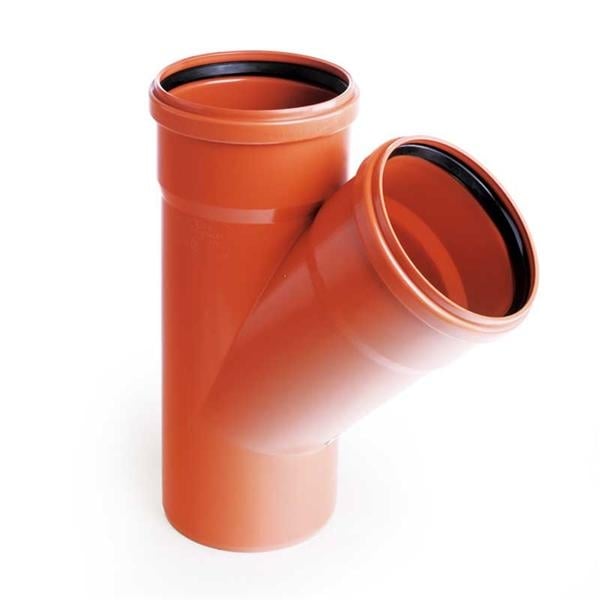 Wavin Trójnik kanalizacyjny 160x160x160mm 45° 3062423404