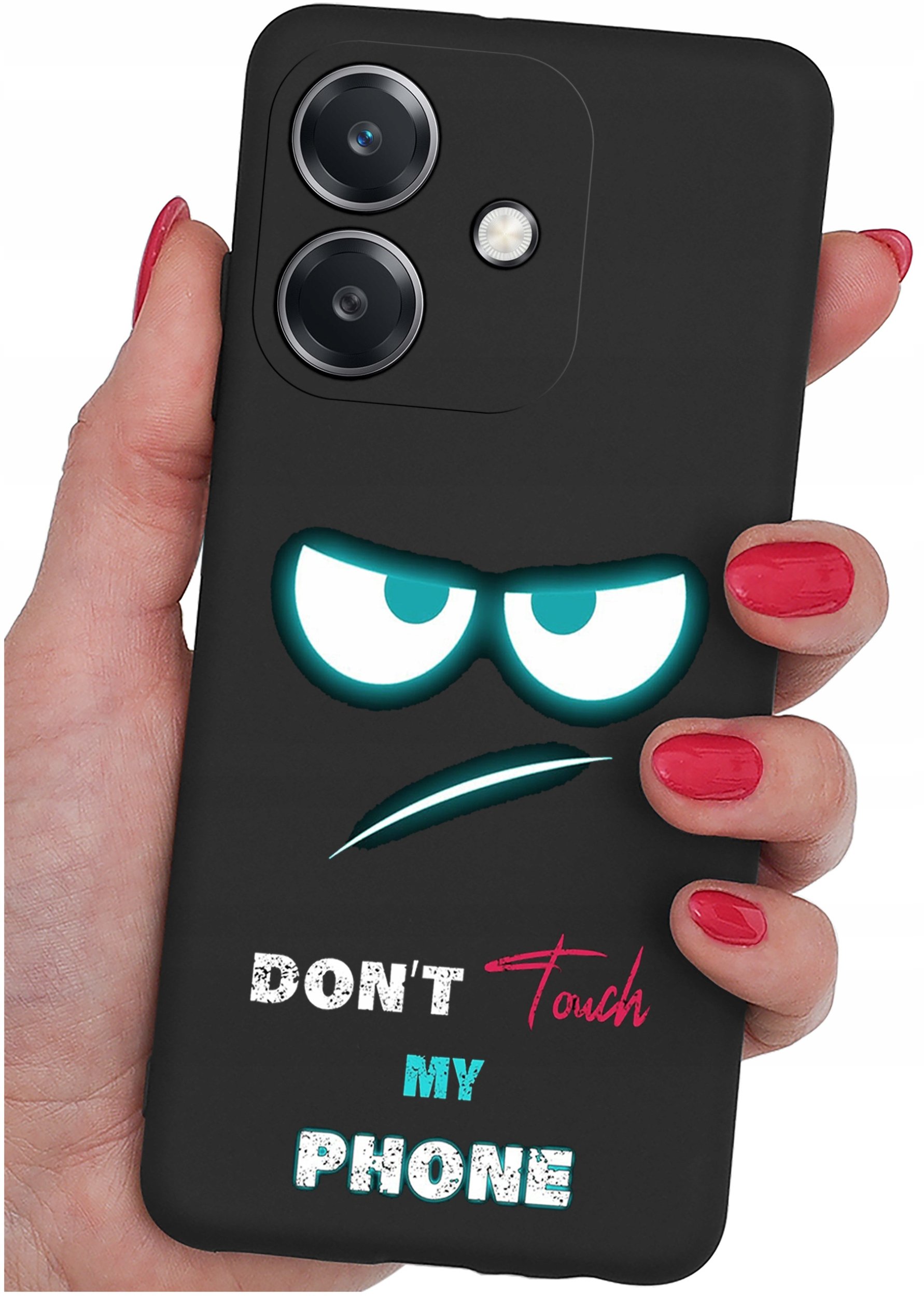 Etui do Oppo A40 | A40M | WZORY | SILIKONOWE MATT SZKŁO 9H