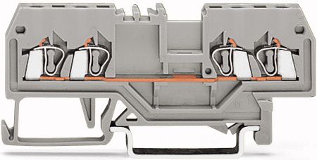 Wago Złączka szynowa 4-przewodowa 1,5mm2 szara (279-831)
