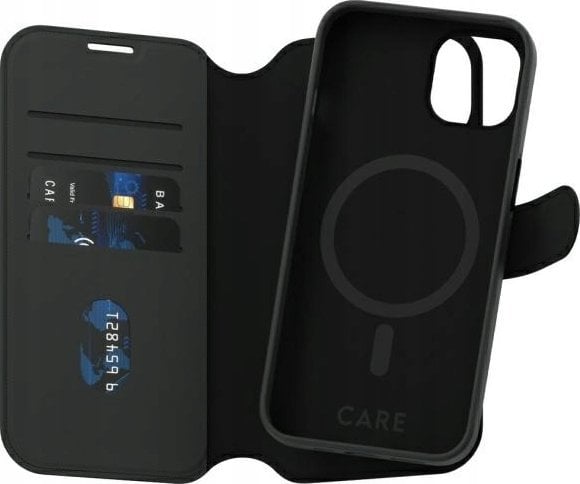 PanzerGlass CARE by Feature Tango 2in1 Wallet iPhone 15 6.1" MagSafe czarny/black 1159