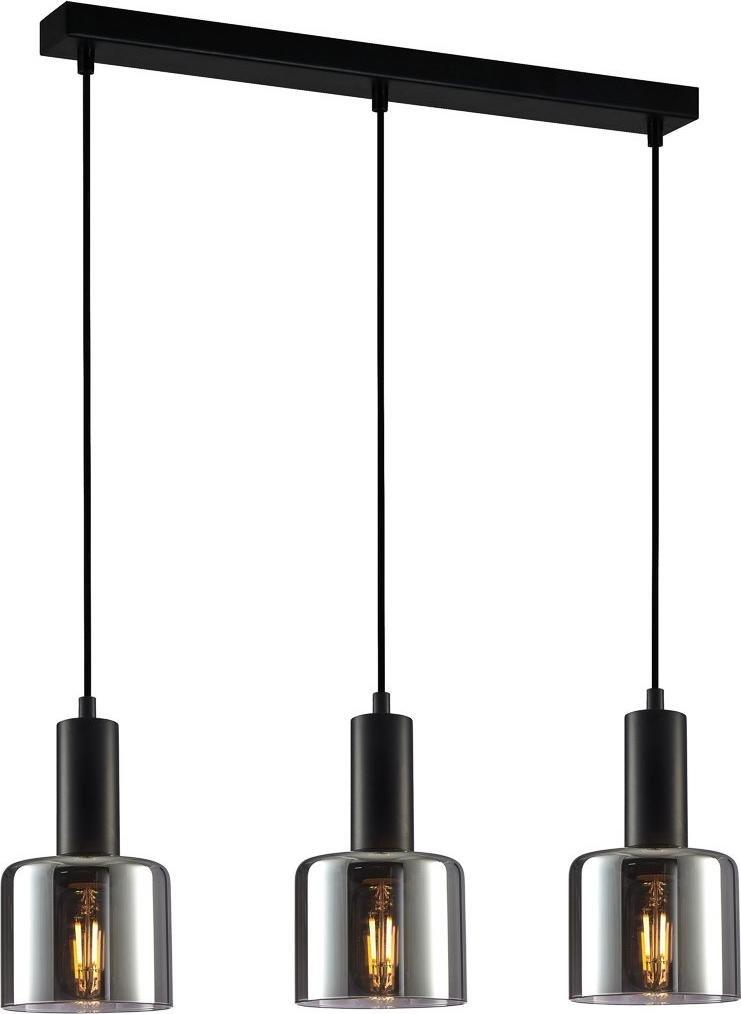 Lampa wisząca Italux Lampa wisząca SANTIA PND-65342-3-BK+SG Italux